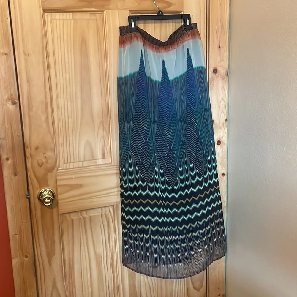 Anthropologie MAEVE MaxiSkirt w/Side Split - Picture 6 of 8